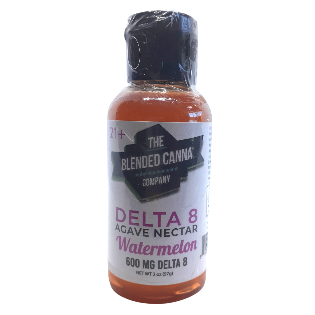 Delta-8 Agave Nectar Syrup Watermelon 600 mg Delta-8 2oz (57g)