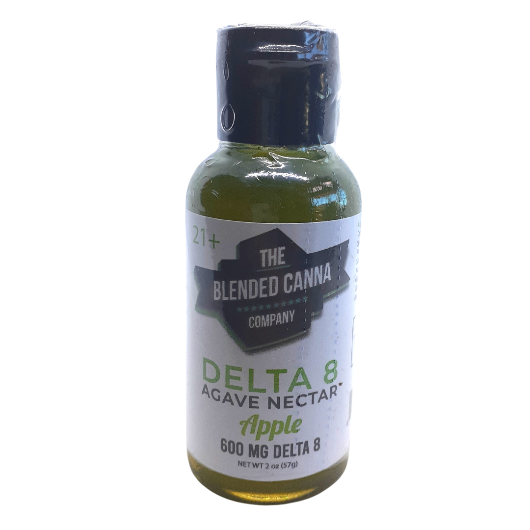 Delta-8 Agave Nectar Syrup Apple 600 mg 2oz (57g)