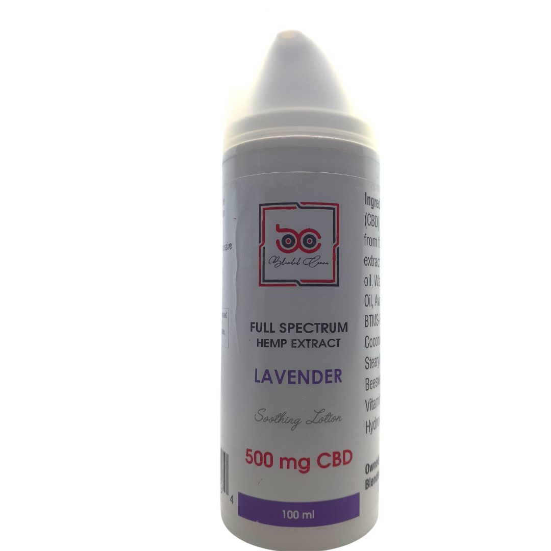 Full Hemp Extract Lavender Soothing Lotion 500mg CBD 100mL